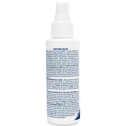 Sanizide Plus environmental surface germicidal solution, 4 oz. plastic bottle with pump spray, 1 ea.