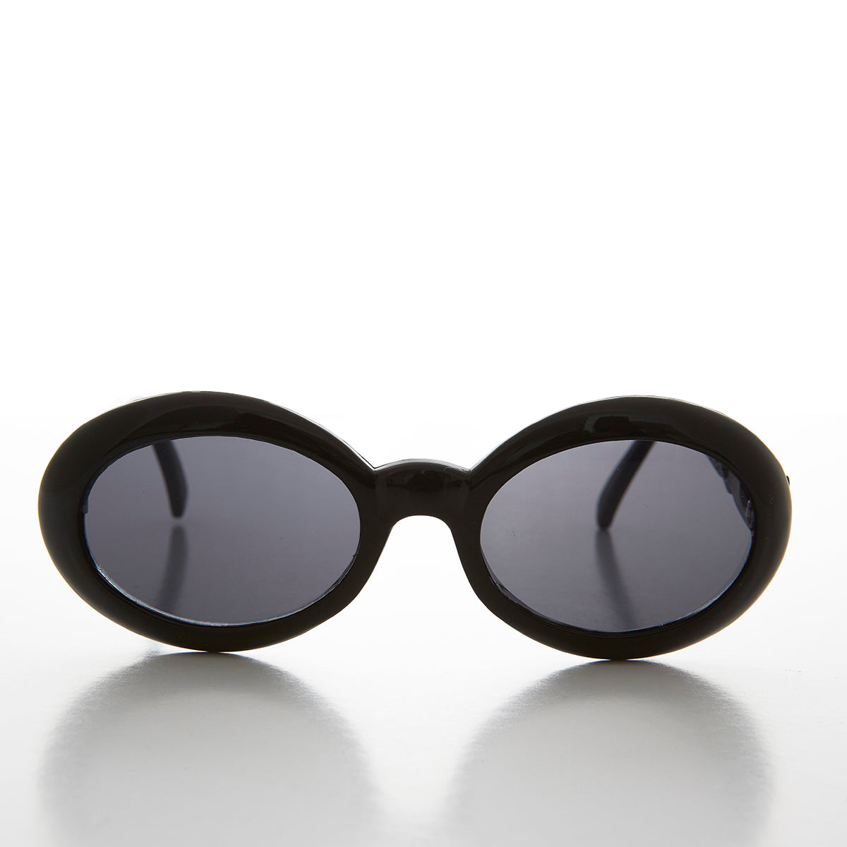 Oval Mod Retro Beatnik Vintage Sunglass - Mable