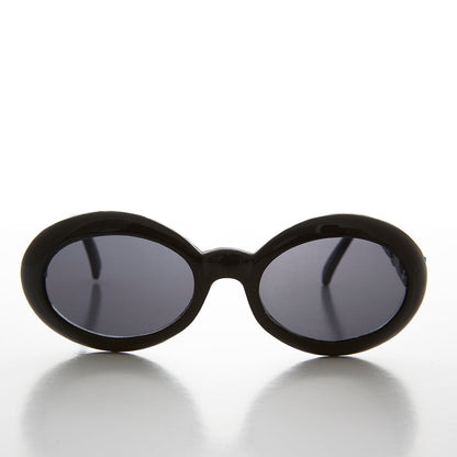 Oval Mod Retro Beatnik Vintage Sunglass - Mable