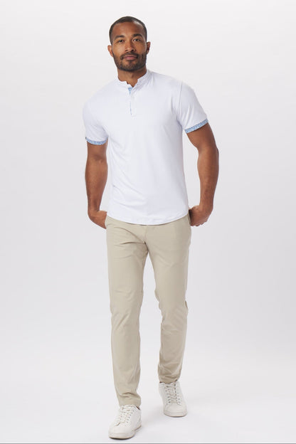 Catalyst Polo | Mantra Collar | Coral Contrast