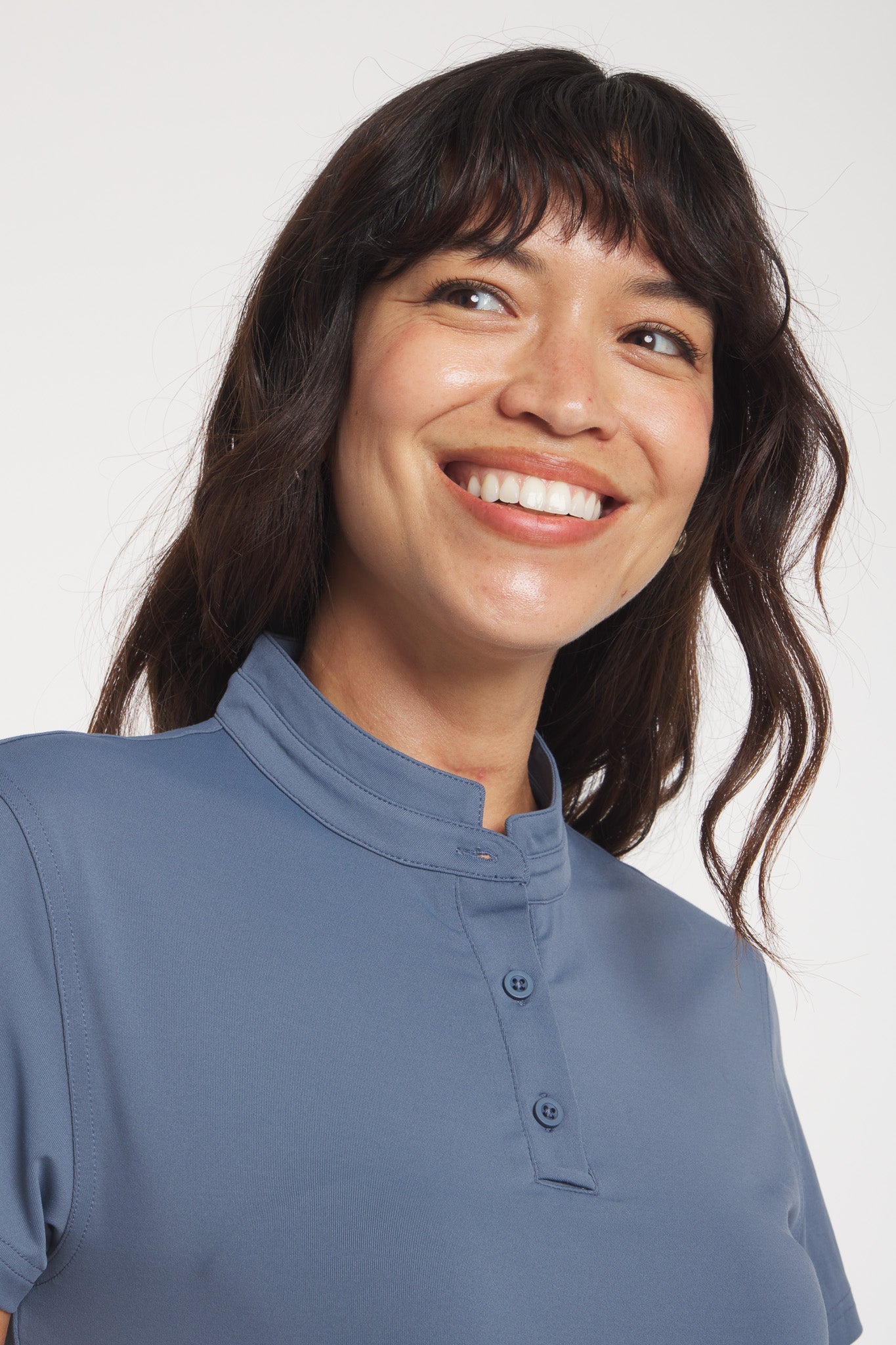 Women's Catalyst Polo | Mantra Collar | Raindrop