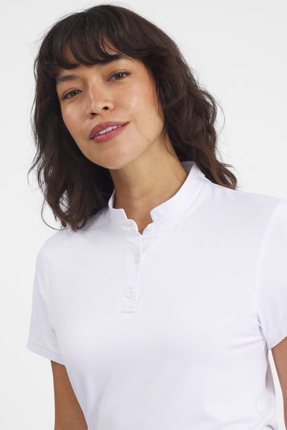 Women's Catalyst Polo | Mantra Collar | Cloud