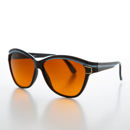 Chunky Black Frame Women's Deadstock Sunglass - Margot