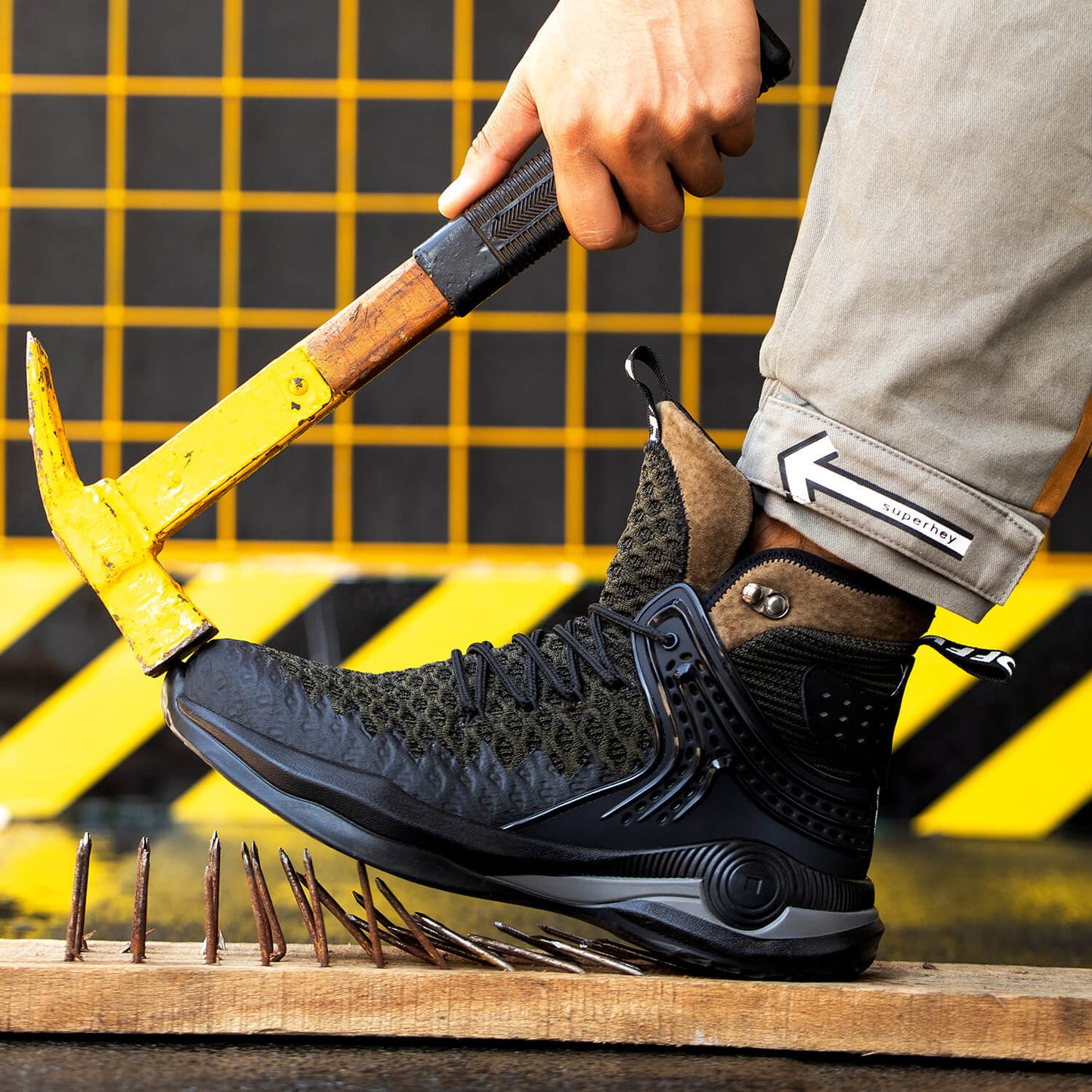 Maven Comfortable Steel Toe Work Boots