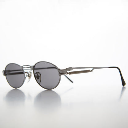 Goth Steampunk Victorian Oval Vintage Sunglass - Maxwell