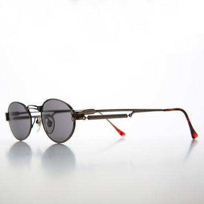 Goth Steampunk Victorian Oval Vintage Sunglass - Maxwell