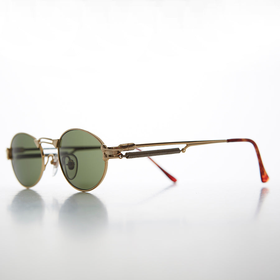 Goth Steampunk Victorian Oval Vintage Sunglass - Maxwell