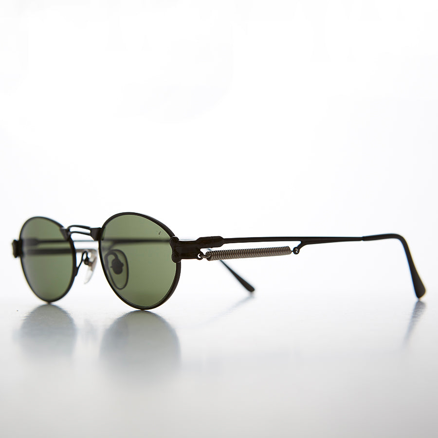 Goth Steampunk Victorian Oval Vintage Sunglass - Maxwell