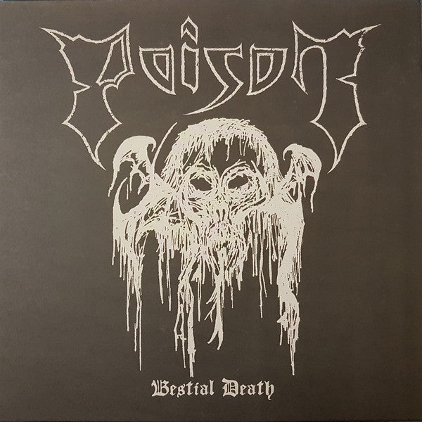 Poison (Italy) - Bestial Death - Black Vinyl with Poster [LP] Vinyl Record