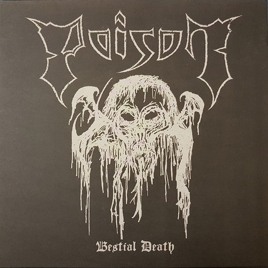 Poison (Italy) - Bestial Death - Black Vinyl with Poster [LP] Vinyl Record