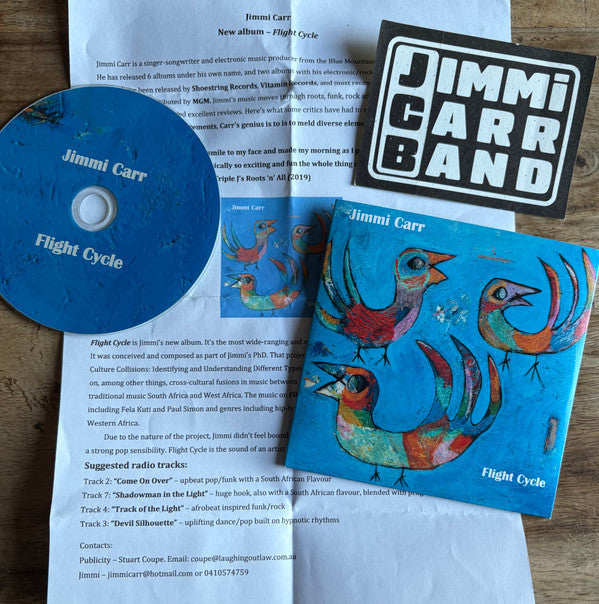 Jimmi Carr - Flight Cycle (Aus) [LP] Vinyl Record