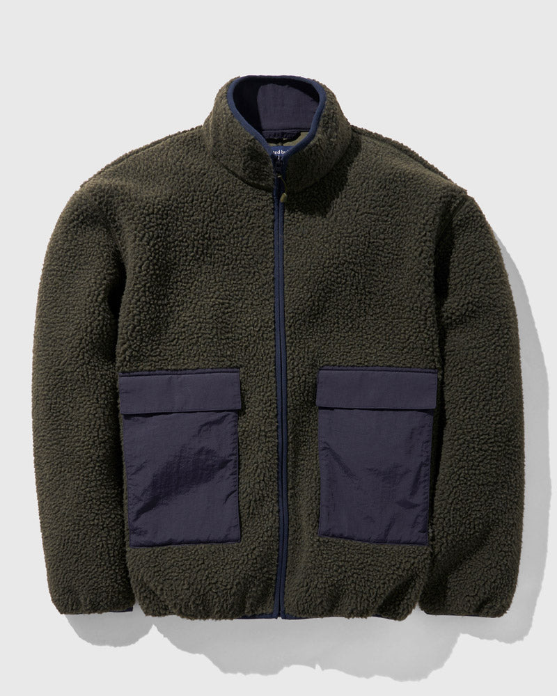 Recycled Sherpa Full Zip