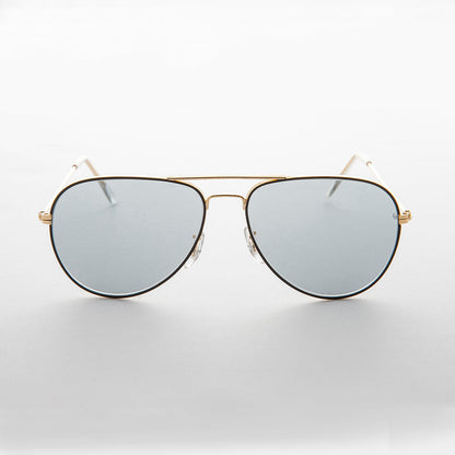Vintage Aviator Sunglass Glass Photochromic Lens - Merlin 2