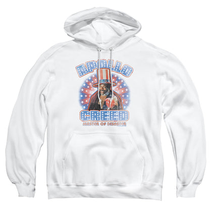 Rocky Apollo Creed Mens Hoodie White Officially Licensed
