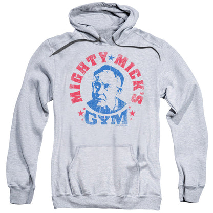 Rocky Mighty Micks Gym Mens Hoodie Athletic Heather Officially Licensed