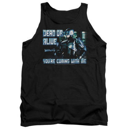 Robocop Dead Or Alive Mens Tank Top Shirt Black Officially Licensed