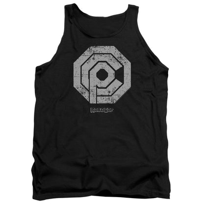 Robocop Distressed Ocp Logo Mens Tank Top Shirt Black Officially Licensed