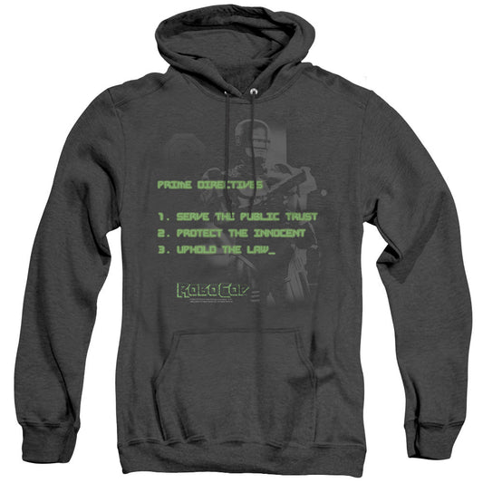 Robocop Prime Directives Heather Mens Hoodie Black Officially Licensed