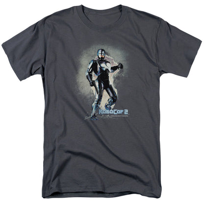 Robocop Break On Through Mens T Shirt Charcoal Officially Licensed