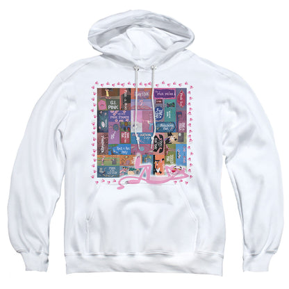 Pink Panther Vintage Titles Mens Hoodie White Officially Licensed