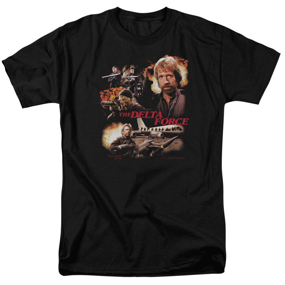 Delta Force Action Pack Mens T Shirt Black Officially Licensed