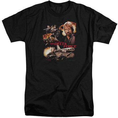 Delta Force Action Pack Mens Tall T Shirt Black Officially Licensed