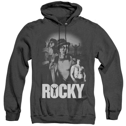 Rocky Making Of A Champ Mens Heather Hoodie Black Officially Licensed
