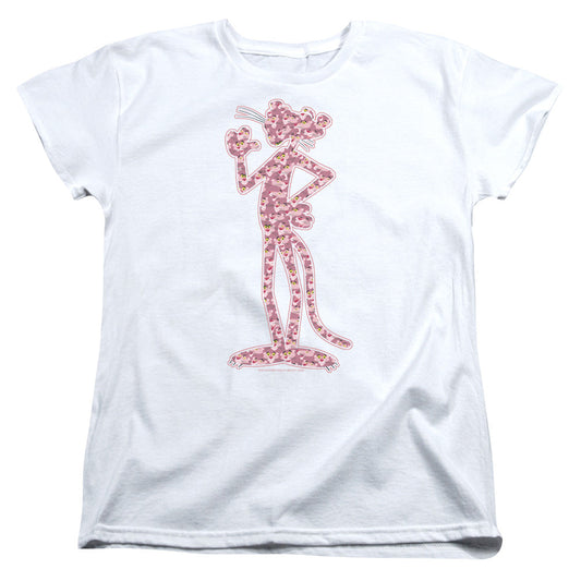 Pink Panther Heads Womens T Shirt White Officially Licensed