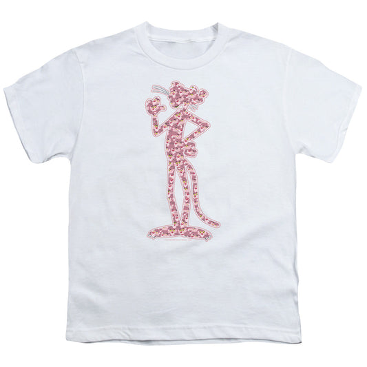 Pink Panther Heads Kids Youth T Shirt White Officially Licensed