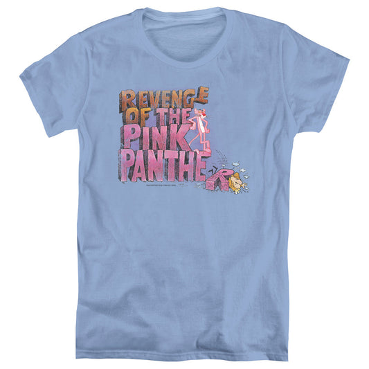 Pink Panther Revenge Womens T Shirt Carolina Blue Officially Licensed