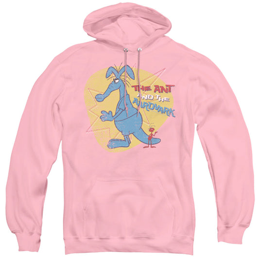Pink Panther Ant And Aardvark Mens Hoodie Pink Officially Licensed
