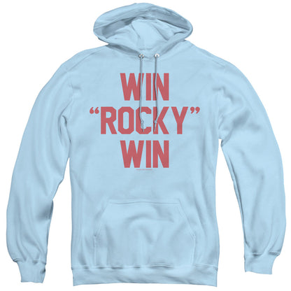 Rocky Win Rocky Win Mens Hoodie Light Blue Officially Licensed