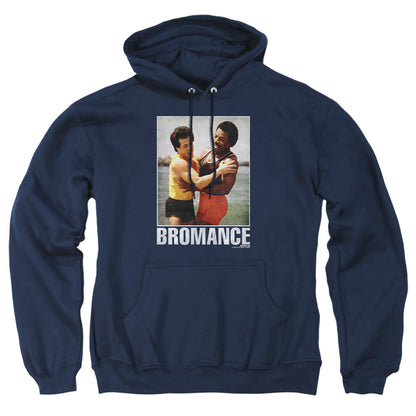 Rocky Bromance Mens Hoodie Navy Officially Licensed