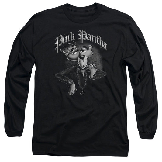 Pink Panther Pink Pantha Mens Long Sleeve Shirt Black Officially Licensed