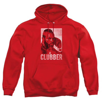 Rocky Iii Clubber Lang Mens Hoodie Red Officially Licensed