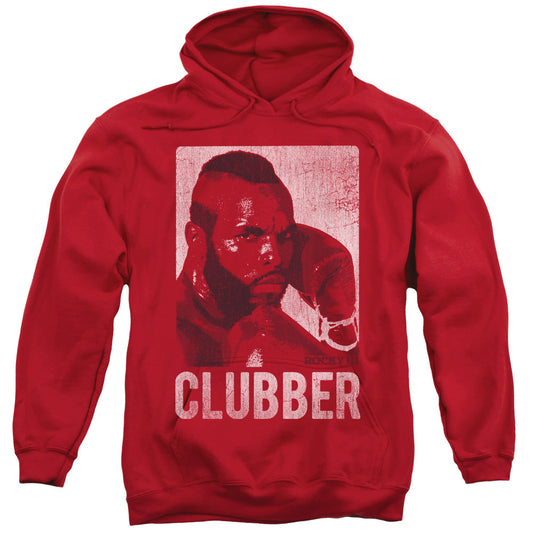 Rocky Iii Clubber Lang Mens Hoodie Red Officially Licensed