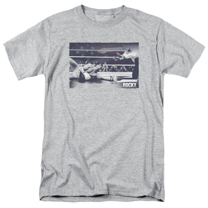 Rocky American Will Mens T Shirt Athletic Heather Officially Licensed