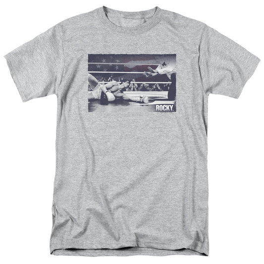 Rocky American Will Mens T Shirt Athletic Heather Officially Licensed