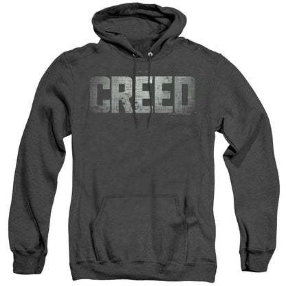 Creed Logo Mens Heather Hoodie Black Officially Licensed