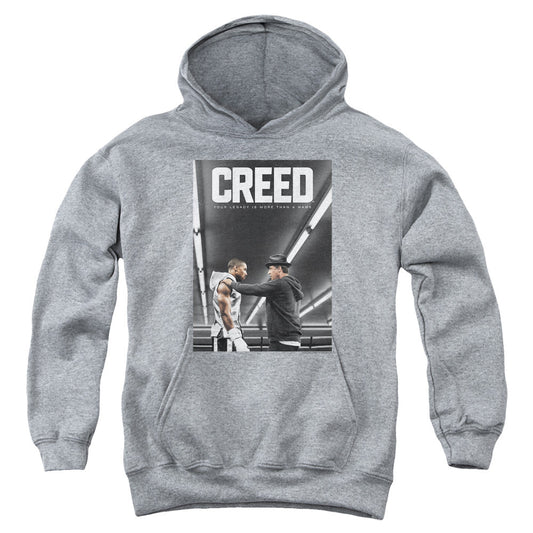 Creed Poster Kids Youth Hoodie Athletic Heather Officially Licensed