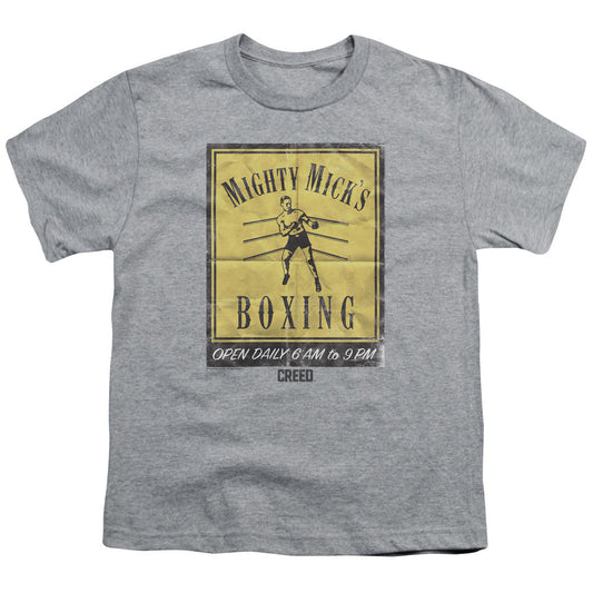 Creed Micks Poster Kids Youth T Shirt Athletic Heather Officially Licensed