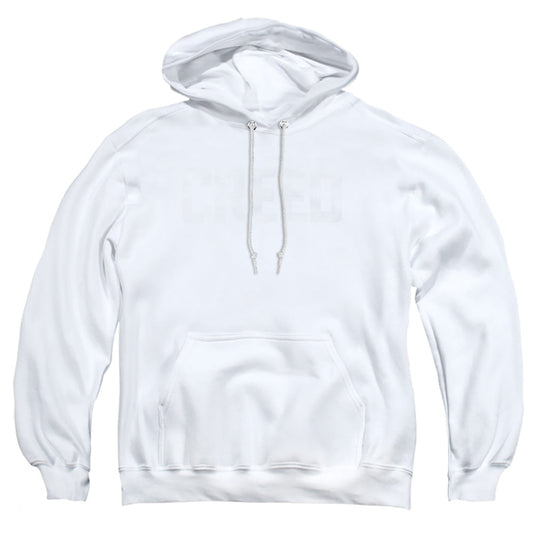 Creed Cracked Logo Mens Hoodie White Officially Licensed
