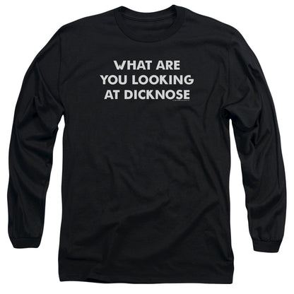 Teen Wolf Looking At Mens Long Sleeve Shirt Black Officially Licensed