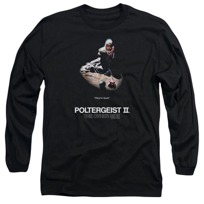 Poltergeist Ii Poster Mens Long Sleeve Shirt Black Officially Licensed