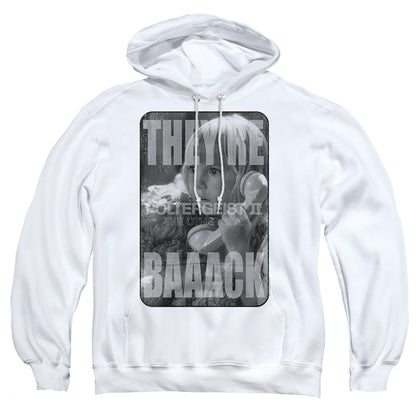 Poltergeist Ii Logo Mens Hoodie White Officially Licensed