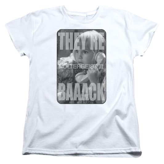 Poltergeist II The Other Side Logo Womens T Shirt White Officially Licensed