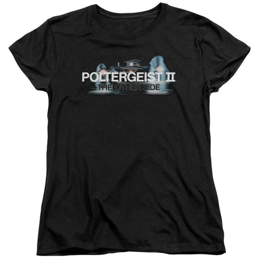 Poltergeist II The Other Side Logo Womens T Shirt Black Officially Licensed
