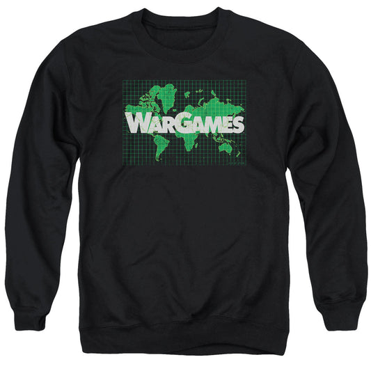 Wargames Game Board Mens Crewneck Sweatshirt Black Officially Licensed