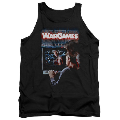 Wargames Poster Mens Tank Top Shirt Black Officially Licensed