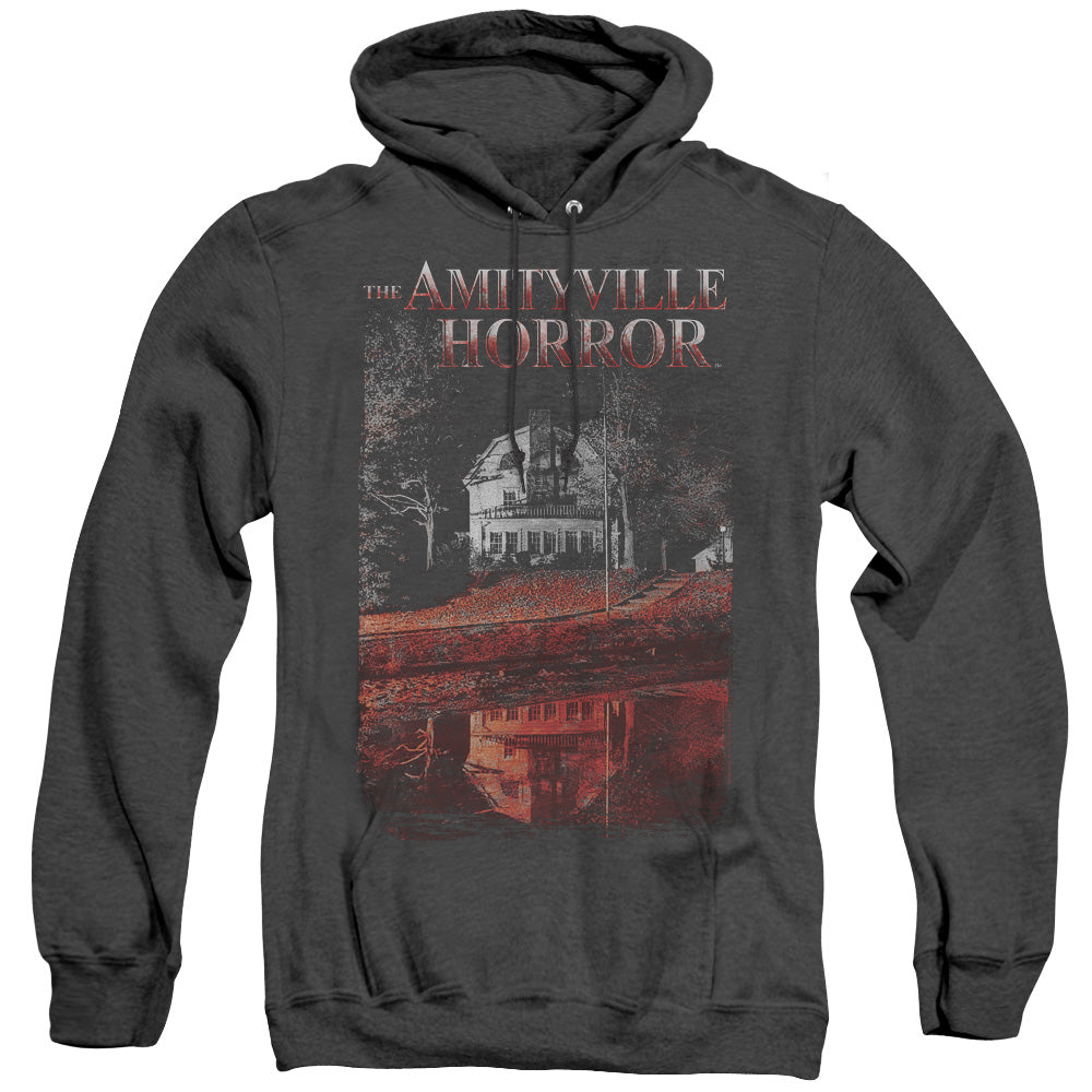 Amityville Horror Cold Blood Mens Heather Hoodie Black Officially Licensed